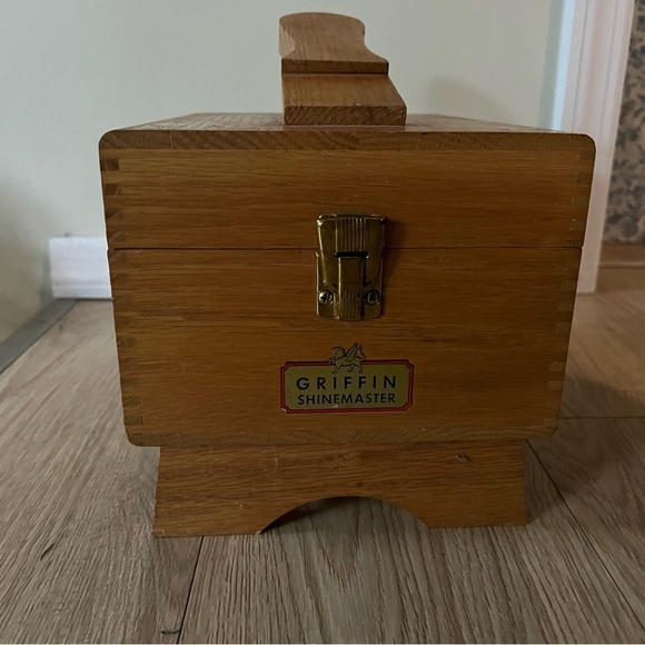 1960s Griffin Shinemaster Shoe Polishing Carrier Box Vintage